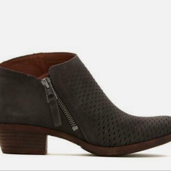 Lucky Brand Nubuck Booties - Picture 2 of 7